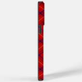 Roos tartan red blue plaid Case-Mate iPhone case (Achterkant / Rechts)