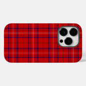 Roos tartan red blue plaid Case-Mate iPhone case (Achterkant (horizontaal))