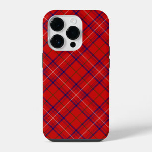 Roos tartan rood blauw geruit iPhone 14 plus hoesje