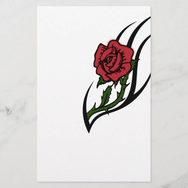 Roos tattoo (Voorkant)