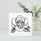 roos tattoo kaart (Staand voorkant)