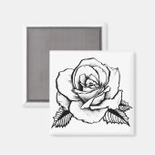 roos tattoo magneet (Voorkant / Achterkant)