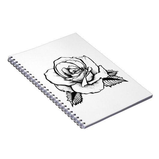 roos tattoo notitieboek (Rechterzijde)