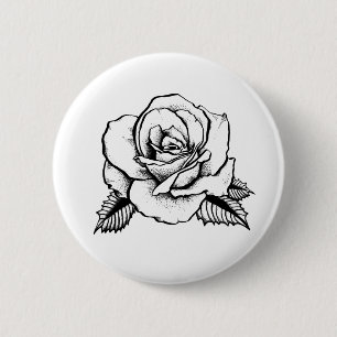 roos tattoo ronde button 5,7 cm