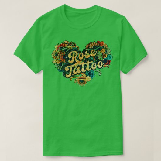 Roos Tattoo T-shirt (Design voorkant)