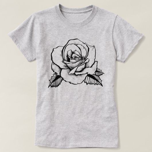 roos tattoo t-shirt (Design voorkant)