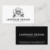 roos tattoo visitekaartje (Voorkant / Achterkant)