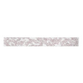 Roos Taupe Wedding Botanisch Satijnen Lint (Voorkant)