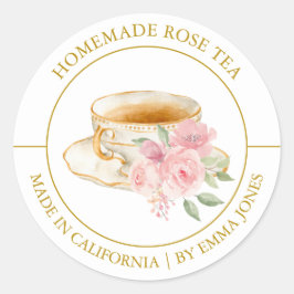 Roos Tea Modern label