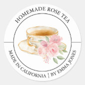 Roos Tea Modern label (Voorkant)