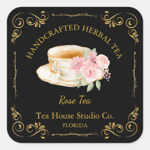  Roos Tea Square Label