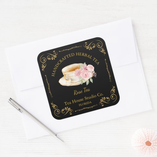  Roos Tea Square Label (Envelop)