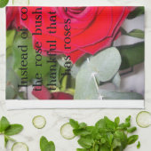 Roos Tea Towel Theedoek (Gevouwen)