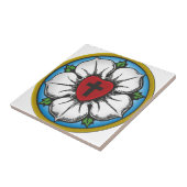 roos tegeltje (Zijkant)