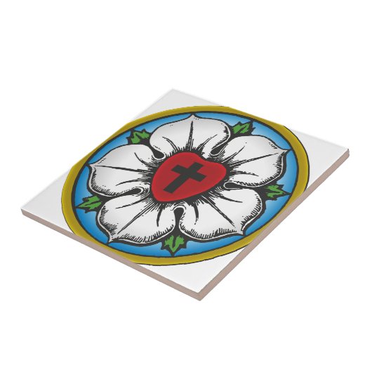 roos tegeltje (Zijkant)