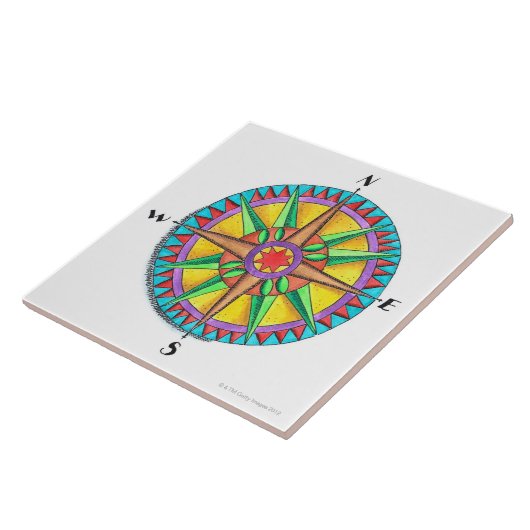 Roos Tegeltje (Zijkant)