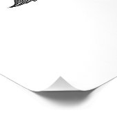 Roos tekenen foto afdruk (Hoek)