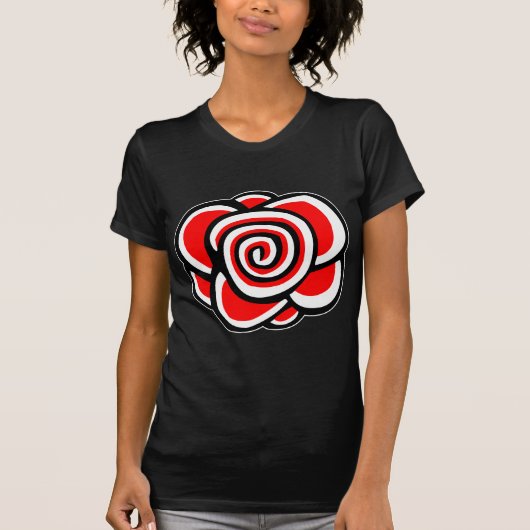 Roos tekenen - Gepersonaliseerd T-shirt (Voorkant)