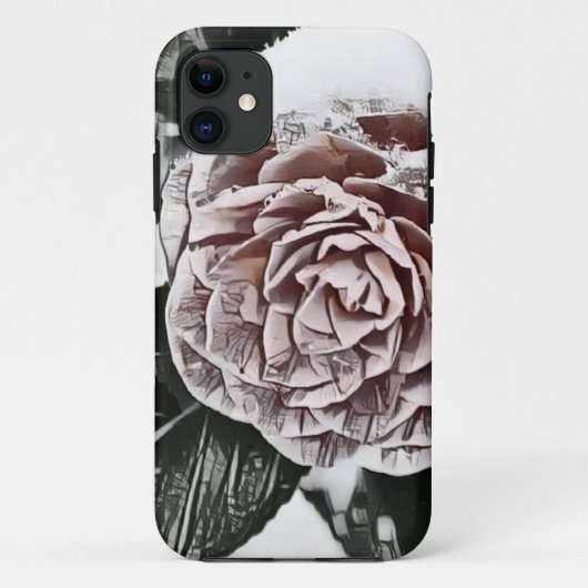 Roos tekenen, iPhone/iPad-draagtas, gezaagd, bevro Case-Mate iPhone Case (Achterkant)