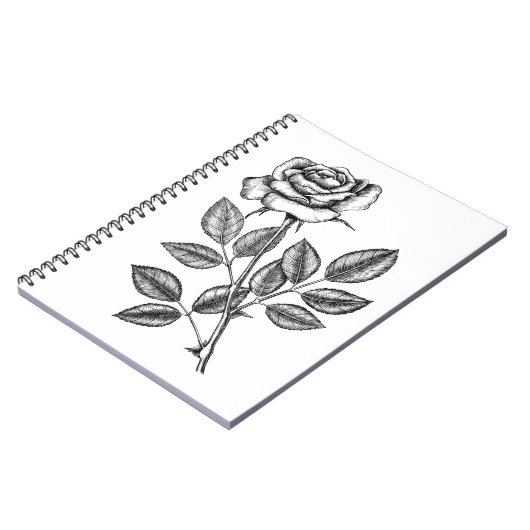 Roos tekening 2 notitieboek (Linkerzijde)