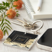 Roos ter gelegenheid van de 50e verjaardag van gou sleutelhanger (Voorkant Rechts)