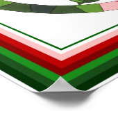 Roos thee afdrukken poster (Hoek)