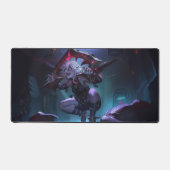 Roos Thorn gaming bureau mat | Schattigee vampier  (Voorkant)