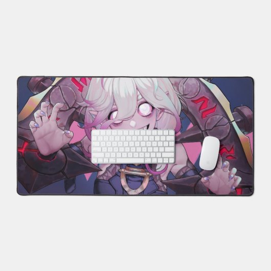 Roos Thorn gaming bureau mat | Schattigee vampier  (Keyboard & Muis)