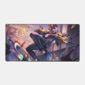 Roos Thorn gaming bureau mat | Schattigee vampier (Voorkant)