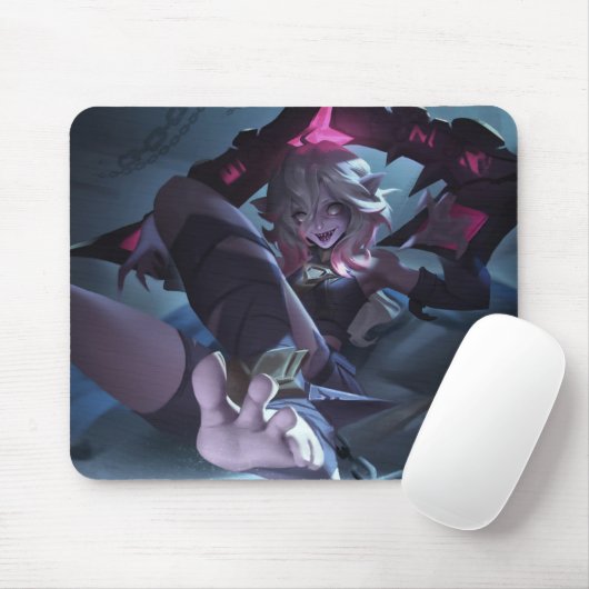 Roos Thorn Gaming Mousepad | Little Fury Monster Muismat (Met muis)