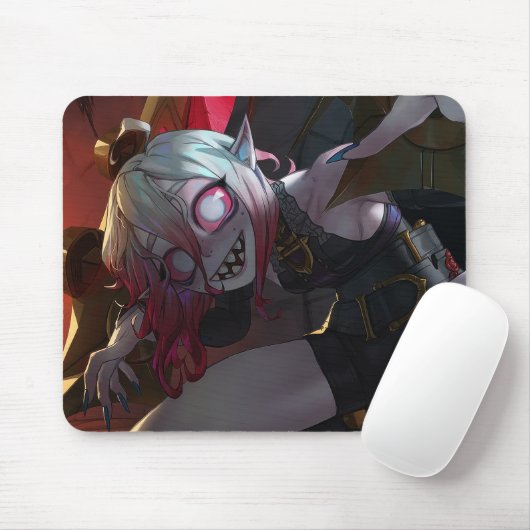 Roos Thorn Gaming Mousepad | Little Fury Monster Muismat (Met muis)
