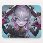 Roos Thorn Gaming Mousepad | Little Fury Monster Muismat (Voorkant)
