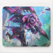 Roos Thorn Gaming Mousepad | Little Fury Monster Muismat (Voorkant)