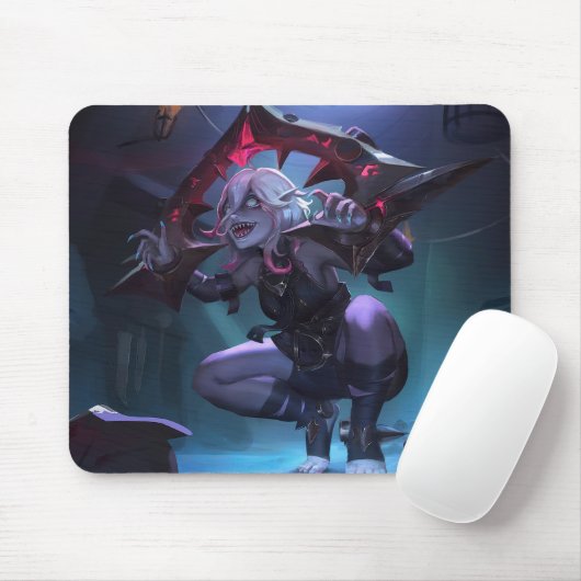 Roos Thorn Gaming Mousepad | Little Fury Monster Muismat (Met muis)