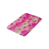 Roos tinten: roze, witte mix. badmat (Gekanteld)