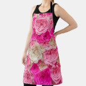 Roos tinten: roze, witte mix. schort (Insitu)