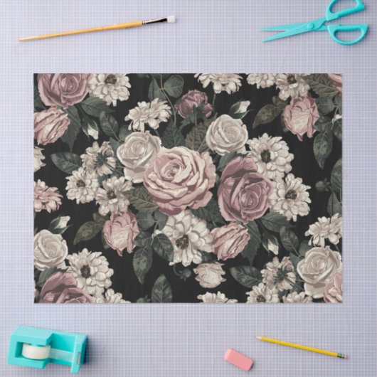 roos tissuepapier (Craft)