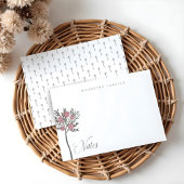 Roos Tree Alice in Wonderland Naam Notitiekaartje