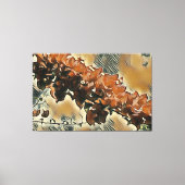 Roos Tree Art - Tan Trimming Canvas Afdruk (Voorkant)