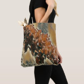 Roos Tree Canvas tas (Dichtbij)