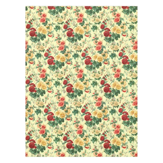 Roos Trellis Pattern Tafelkleed (Voorkant)