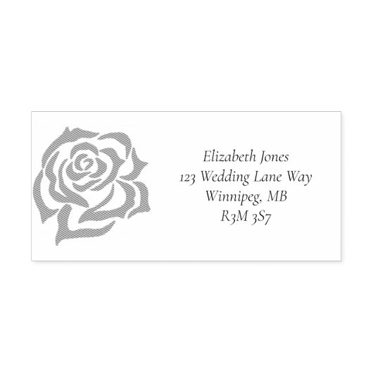 Roos Tribal Regency Zelfinktende Stempel (Design)