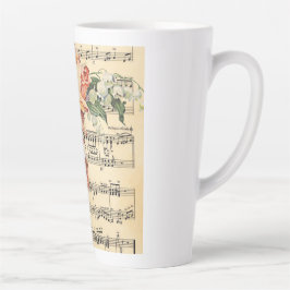  Roos Trio & Music-fiets Latte Mok