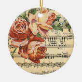 Roos Trio over op maat gemaakte muziek Keramisch Ornament (Voorkant)