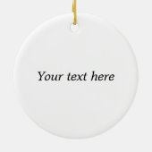 Roos Trio over op maat gemaakte muziek Keramisch Ornament (Achterkant)