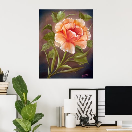 Roos Tropicana Poster (Thuiskantoor)