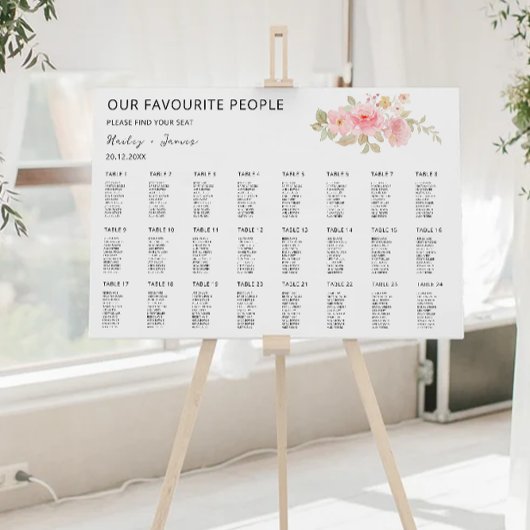 Roos Trouwstoel Grafiek Sjabloon Poster