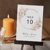 Roos Trouwtafel kaart Sjabloon