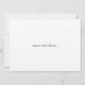 ROOS trouwuitnodiging Kaart (Achterkant)