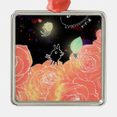 Roos tuin 2014 metalen ornament (Voorkant)